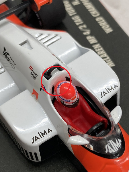 1/43スケールカー 32ミニチャンプス McLAREN WORLD CHAMPION 1984 #8
