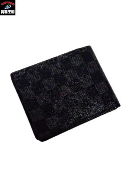 コンパクトウォレットLOUIS VUITTON/グラフィット/ポルトフォイユ フロリン