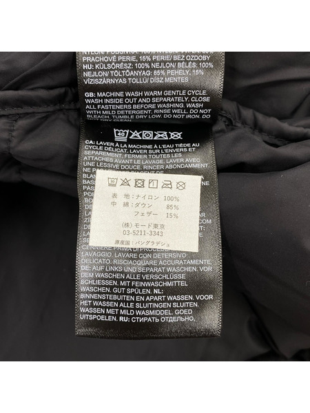 THE NORTH FACE ダウンジャケット 1996 RETRO NUPTSE JACKET 黒 (XL)