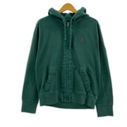 POLO RALPH LAUREN パーカー パーカー ジップアップ グリーン L