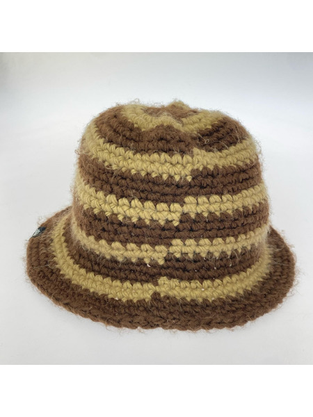 STUSSY ハット SWIRL KNIT BUCKET HAT[値下]