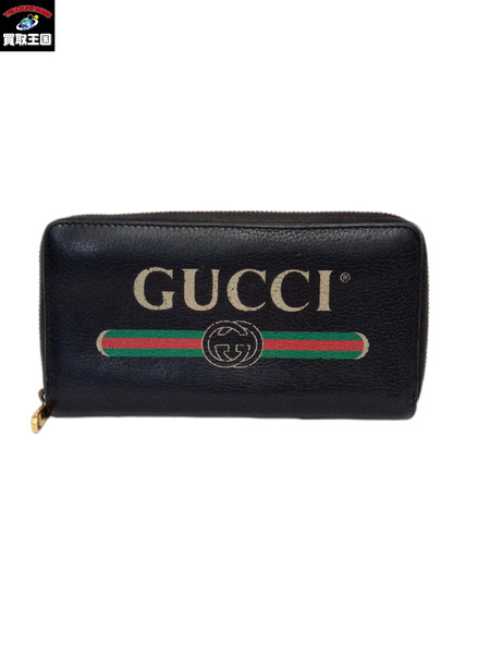 GUCCI/ヴィンテージロゴ/ラウンドファスナー/49631