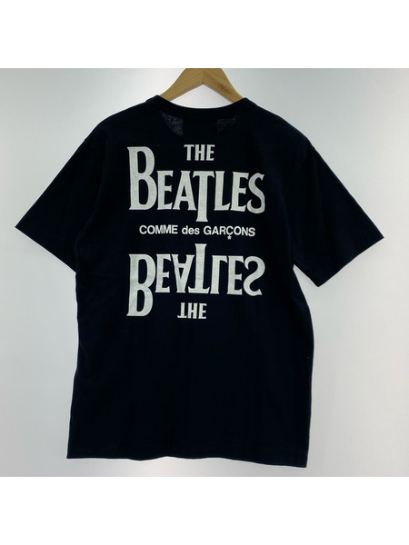 COMME des GARCONS×THE BEATLES プリントTee XL 黒 VZ-T002