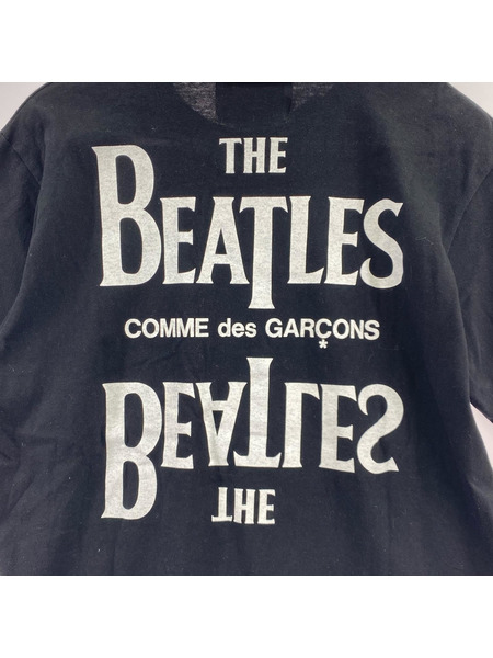 COMME des GARCONS×THE BEATLES プリントTee XL 黒 VZ-T002