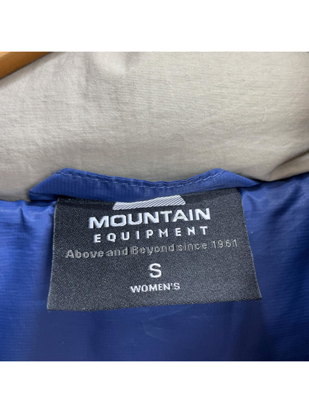 MOUNTAIN EQUIPMENT ダウンベスト レトロラインベスト ベージュ (S)