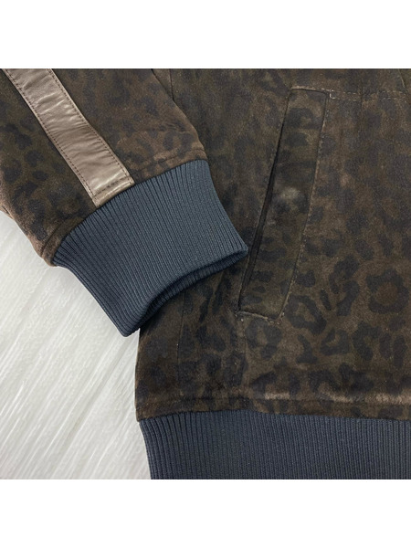 ISAMUKATAYAMA BACKLASH ジャケット SUEDE LEOPARD BLOUSON 4