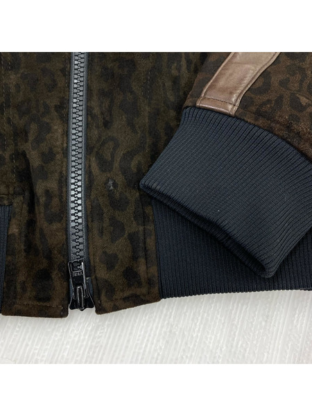 ISAMUKATAYAMA BACKLASH ジャケット SUEDE LEOPARD BLOUSON 4