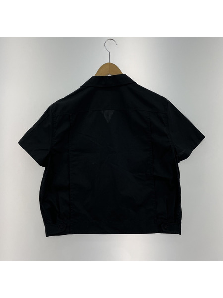 RAF SIMONS SS18 SHORT 2 POCKETS SHIRT BLK 48[値下]