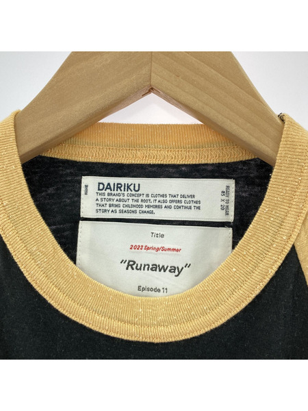 DAIRIKU Runaway Kids Tite Raglan Tee