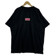MM6 半袖Tシャツ・カットソー MM6 フロントカレンダー刺繍 S/Sカットソー 黒 (L)
