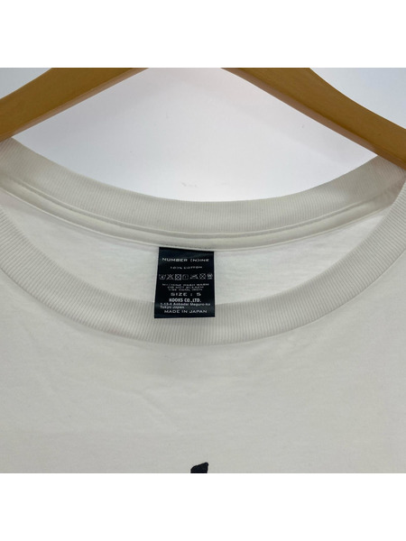 NUMBER (N)INE 半袖Tシャツ・カットソー ハートアップルTee 白 5