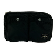PORTER ボディバッグ TNKER ウエストバッグ ナイロンツイル ブラック