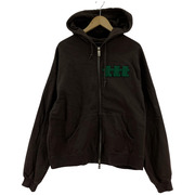 TTT_MSW パーカー（ジップアップ） 25ss Logo Zipup Hoodie M ブラウン