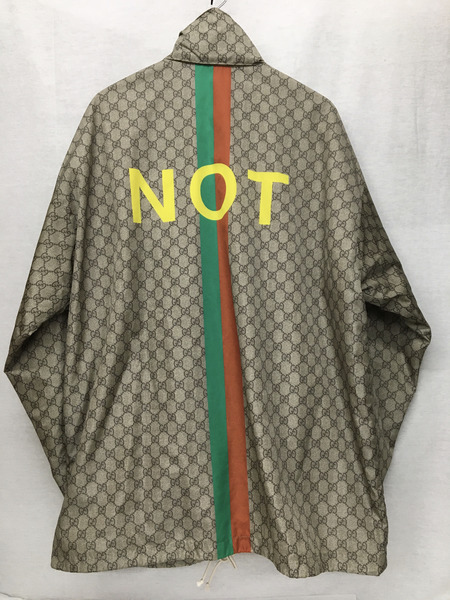 GUCCI　メンズラグ衣料 FAKE NOT Slogan Printing Jacket (50)
