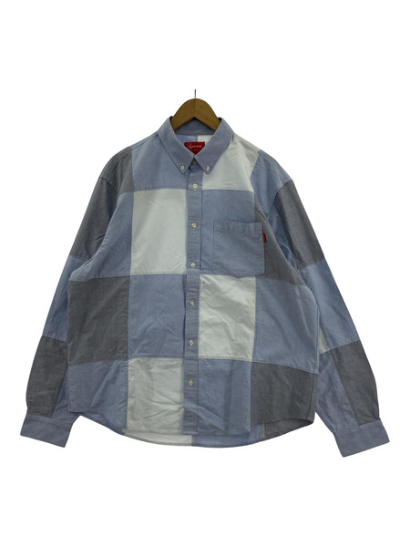 Supreme 20FW Patchwork Oxford Shirts L