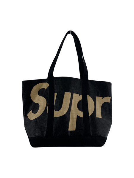 Supreme Raffia Tote Bag BLK