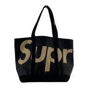 Supreme Raffia Tote Bag BLK