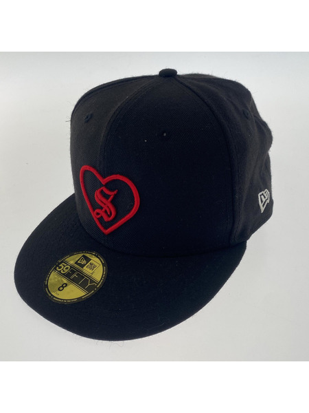 Supreme×NEW ERA Haert Cap (8) ブラック[値下]