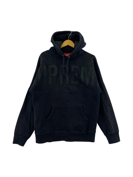 Supreme 14FW BANNER BIG LOGO POパーカー (M) 黒