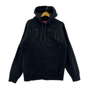 Supreme 14FW BANNER BIG LOGO POパーカー (M) 黒