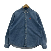 Supreme 長袖シャツ 22SS Small Box Logo Shirt Denim S