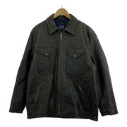 GAP レザージャケット 00s LEATHER POLICEMEN JACKET M