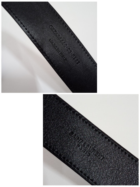 YSL ロゴ　ベルト