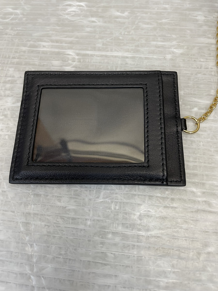 miumiu マテラッセ パスケース付 ロングウォレット 黒