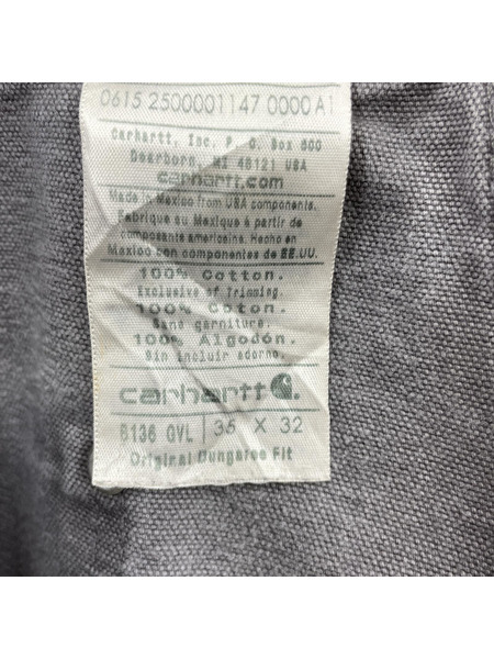 Carhartt パンツ USA製 DOUBLE KENN PANTS GRY W36
