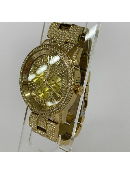 MICHAEL KORS レディース時計 QZ ラインストーン GLD[値下]