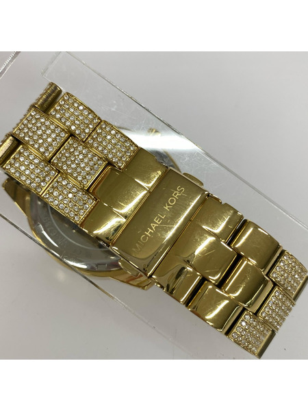 MICHAEL KORS レディース時計 QZ ラインストーン GLD[値下]