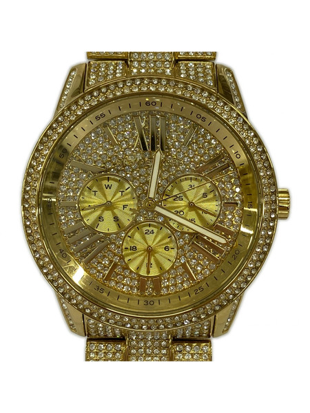MICHAEL KORS レディース時計 QZ ラインストーン GLD[値下]