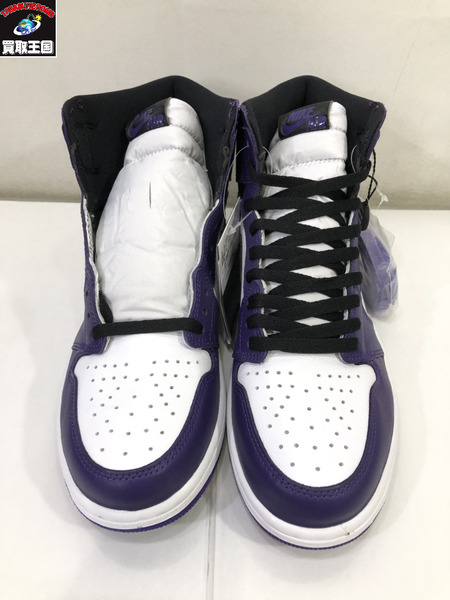 NIKE Air Jordan 1 Retro High OG Court Purp/555088-500/28.5cm/紫/ナイキ/エアジョーダン