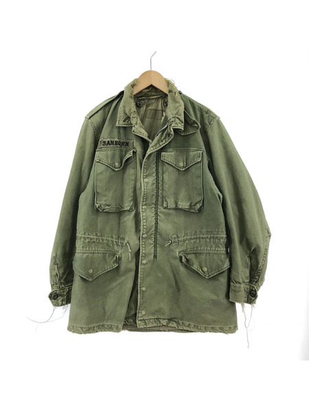 70S US.ARMY M-65 フィールドジャケット アルミZIP R-S[値下]