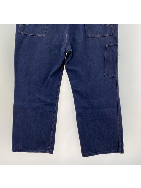OLD・VINTAGE 60s頃 ビンテージ デニムペインターパンツ (36~) 濃紺インディゴ