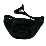 Supreme ボディバッグ ×LACOSTE ウエストバッグ ブラック