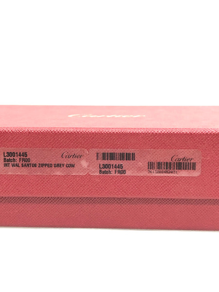 Cartier キャビアスキン 長財布 灰