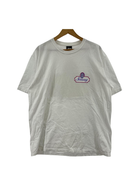 STUSSY/胸プリントSSカットソー/L