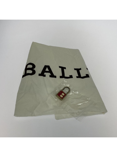 BALLY レザートートバッグ ブラウン