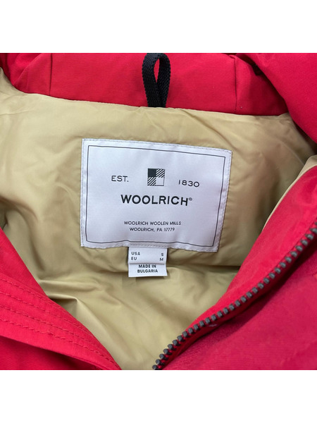 WOOLRICH ダウンジャケット ramar cloth ファー ダウン S 赤