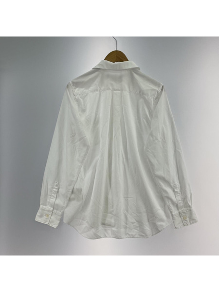 COMME des GARCONS COMME des GARCONS ラウンドカラーLSシャツ M ホワイト
