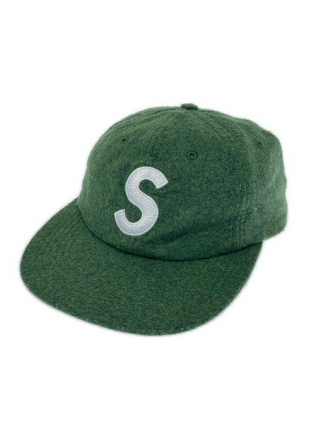 Supreme キャップ S Logo Wool Cap GRN