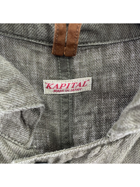 KAPITAL LINEN CHINO CLOTH X GABARDINE RINGOMAN COVERALL 2 カー