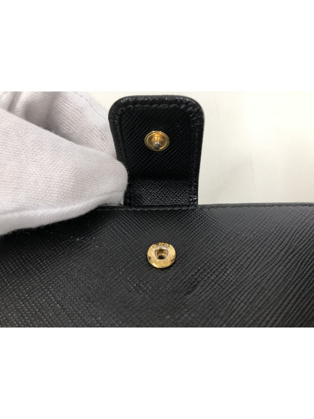 コンパクトウォレット PRADA/SAFFIANO METAL/二つ折財布