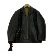 OLD・VINTAGE レザージャケット 50's ユーロレザー リブジャン