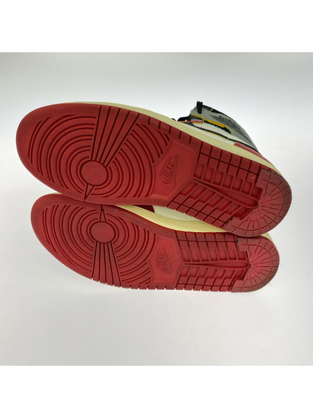 NIKE スニーカー UNION AIR JORDAN 1 28.5cm Chicago/Shadow