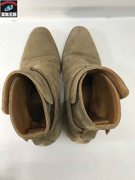 Saint Laurent スウェードブーツ 茶 (40) 44320　40