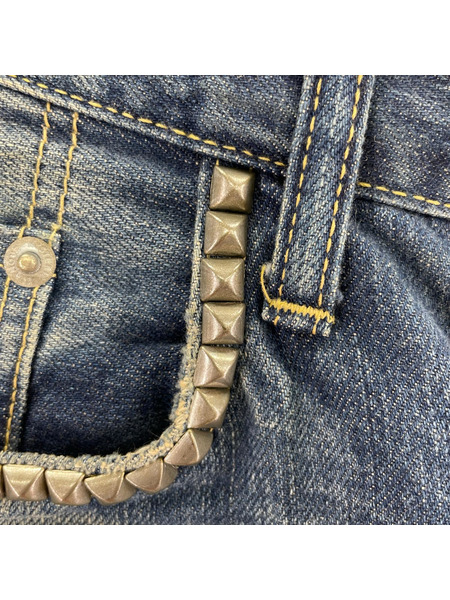 HYSTERIC GLAMOUR デニム・ジーンズ RSM加工 デニムスリムストレートPT