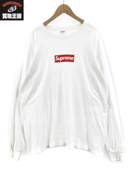 supreme 20aw L/S Tee ホワイト 白 Lサイズ-