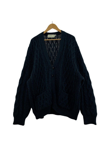 Quills Woollen Market ニットカーディガン (XXL) 緑